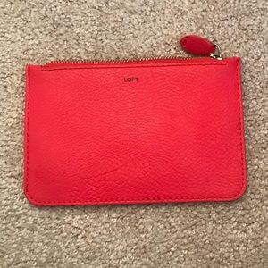 Red LOFT wallet
